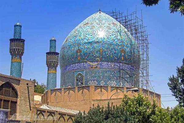 بیش از 80درصد مرمت گنبد مدرسه تاریخی چهارباغ اصفهان اجرا شده است
