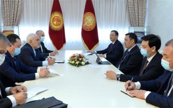گفت وگوی ظریف با رئیس جمهور قرقیزستان درباره همکاری اقتصادی