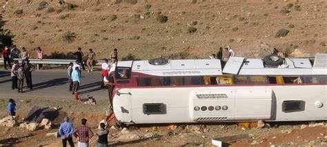 دلیل حادثه اتوبوس خبرنگاران یکشنبه اعلام می گردد