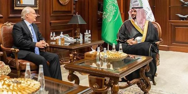 ملاقات فرستاده آمریکا در امور یمن با معاون وزیر دفاع عربستان